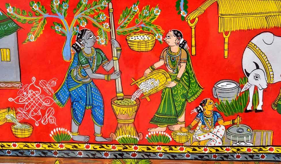 contemporary indian folk art