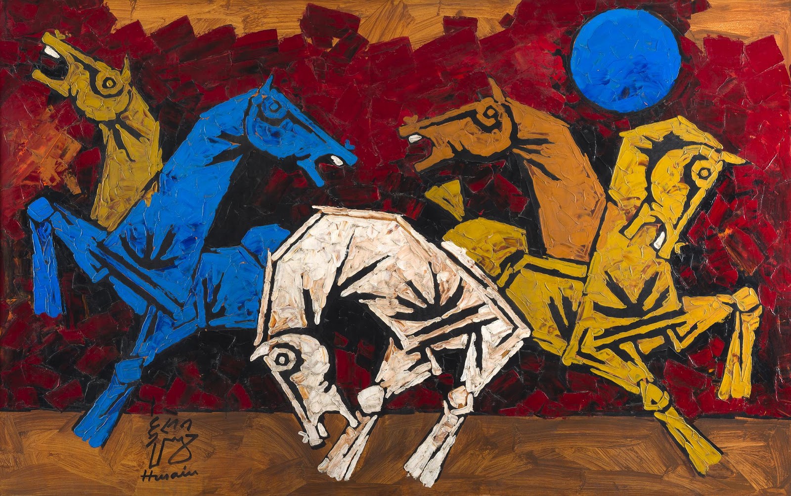India Modern Art Lauded Collection Of M F Hussain Asif Kamal Blog India Modern Art Lauded Collection Of M F Hussain Asif Kamal Blog