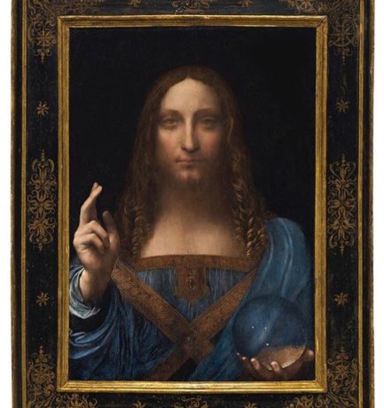 The masterpiece by Leonardo da Vinci “Salvator Mundi” sold at a world record $450.3 million at Christie’s auction house in New York.