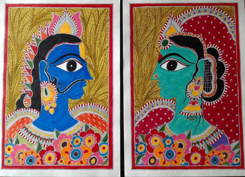 Comparison between traditional Indian art and Contemporary Indian art