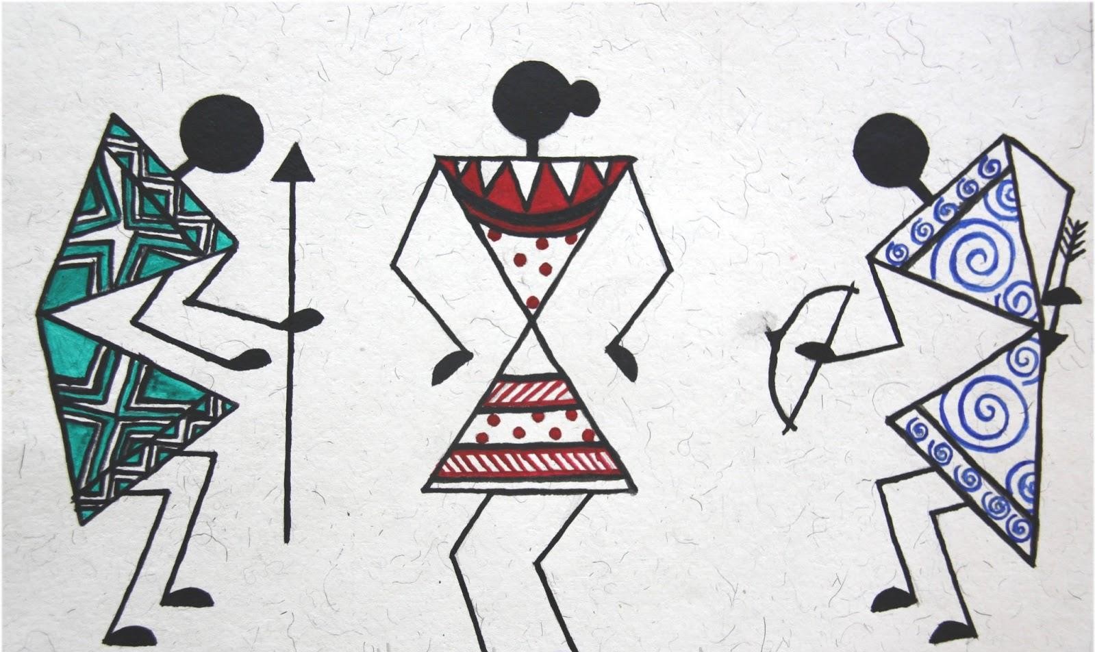 Africa Tribal Doodle Art Drawing by BluedarkArt Lem | Saatchi Art